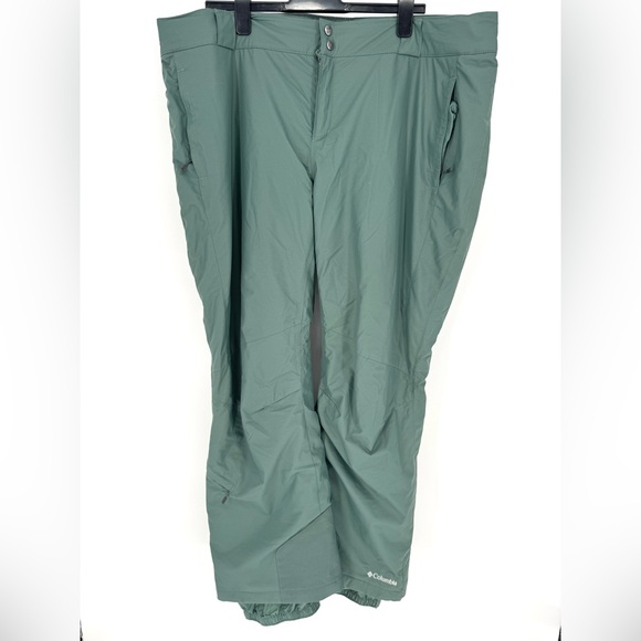 Columbia Men's sea green ski/snowboarding weather proof snow pants - Picture 1 of 12